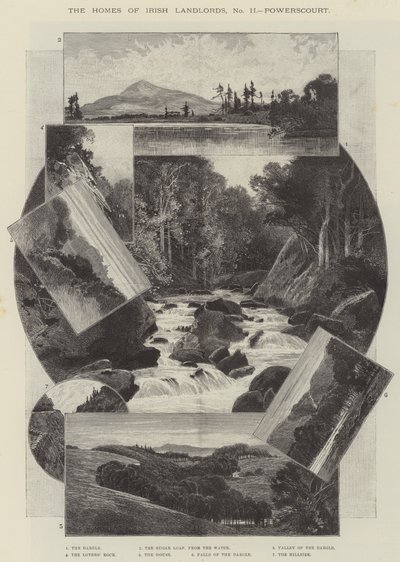 Powerscourt door Charles Auguste Loye